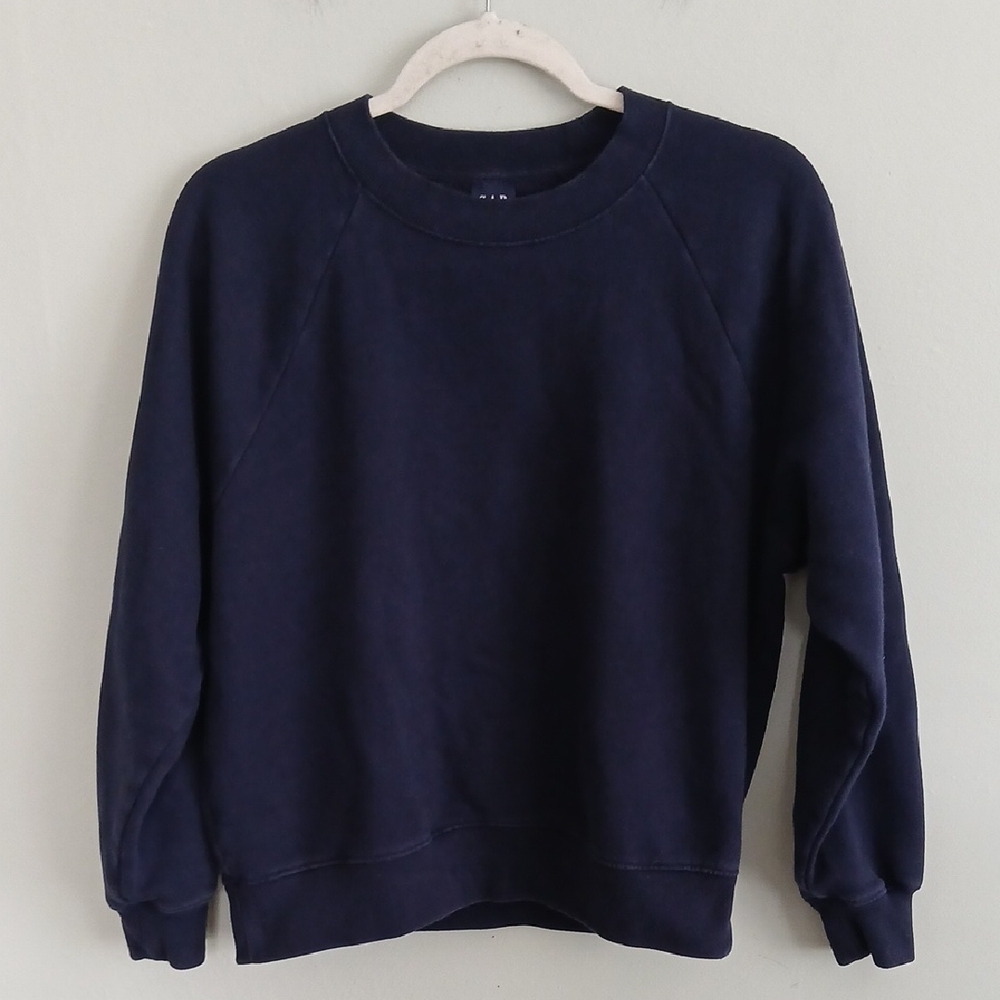 GAP Women's Navy Blue Crewneck Sweatshirt Size XS